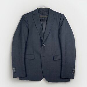 Ermenegildo Z Zegna Jacket Mens 50 R Gray Drop 8 Blazer Sport Coat Wool Mohair